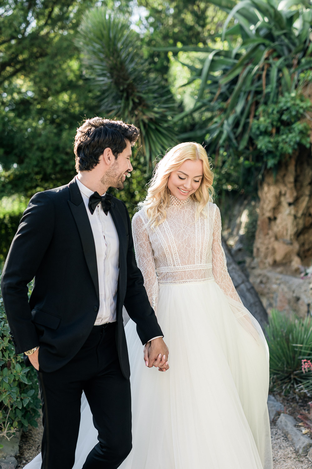 couple wedding shooting residence cap brun 