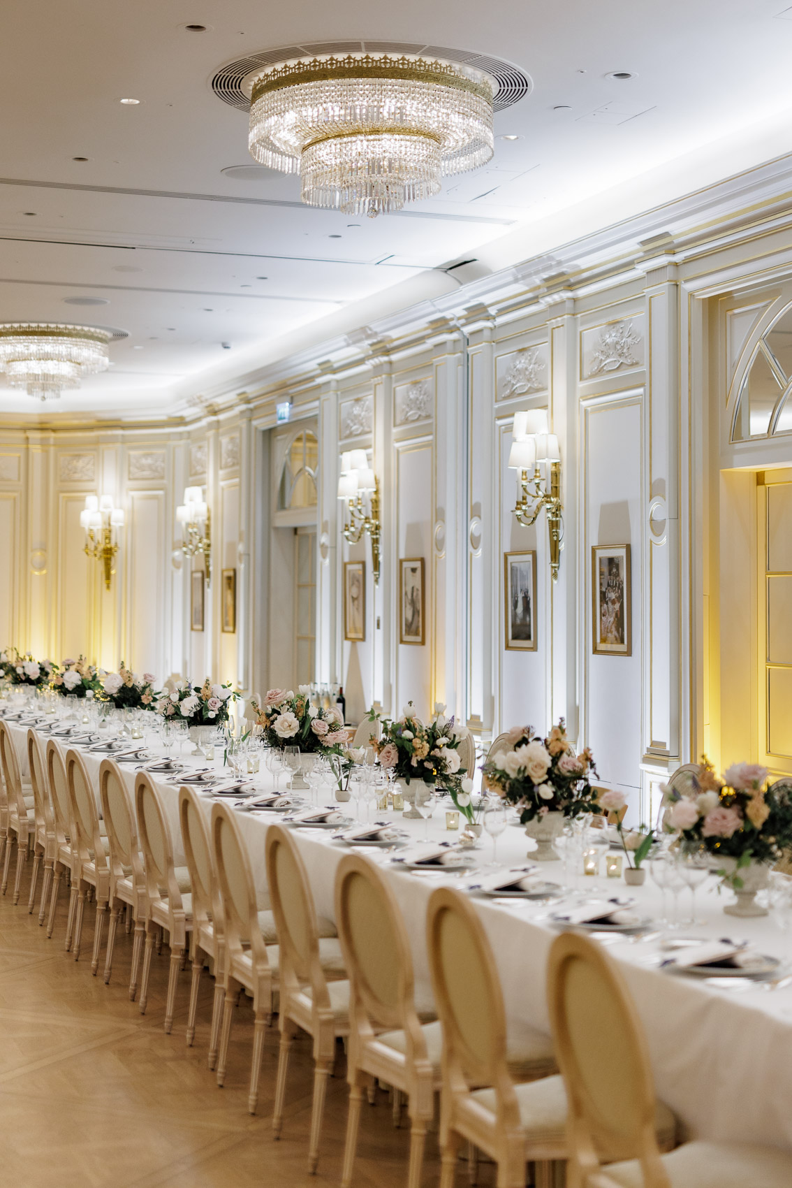 Ritz Paris reception salon interior, exemplifying luxury and elegance.
